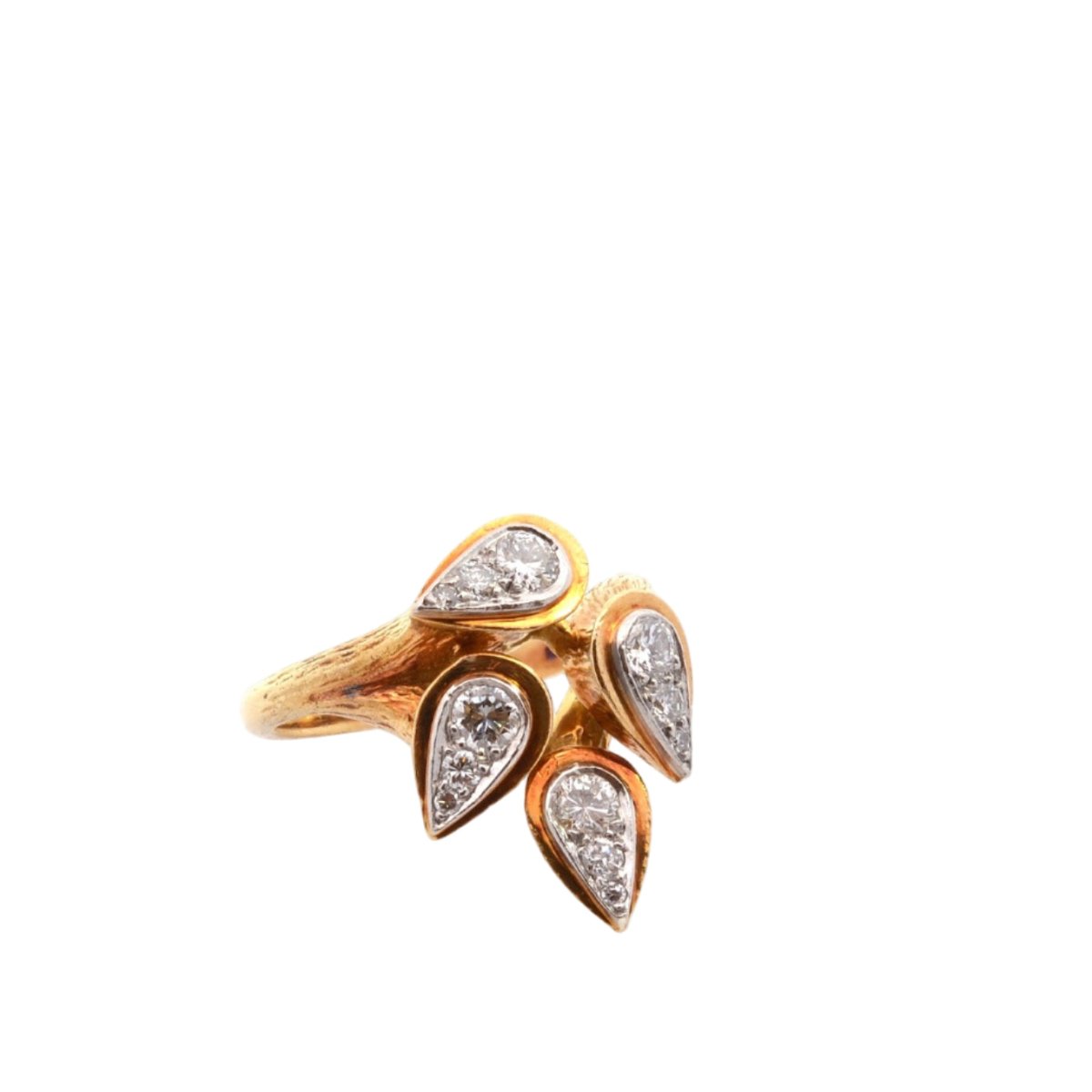 Bague Cocktail BOUCHERON en or jaune et diamants - Castafiore