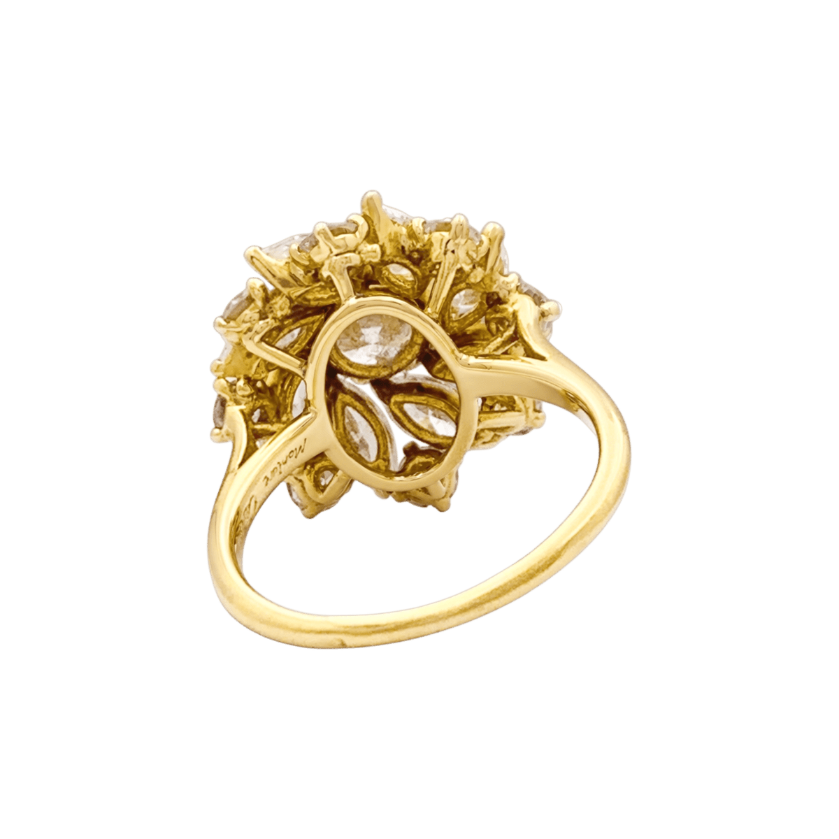 Bague Cocktail CARTIER en or jaune et diamants - Castafiore
