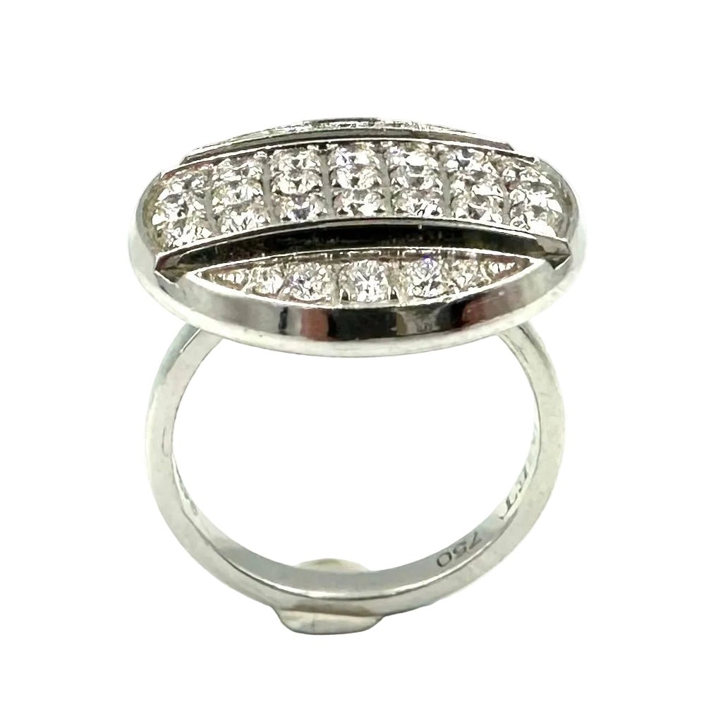 Bague Cocktail CHAUMET "Class One Croisière" en or blanc et diamants - Castafiore