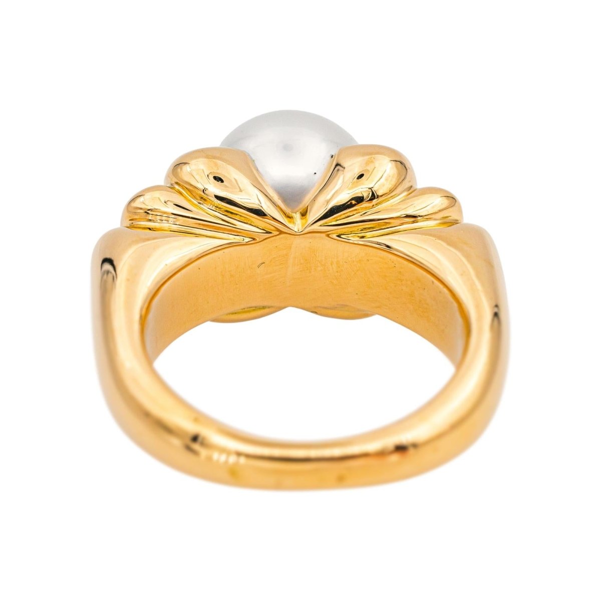 Bague Cocktail CHAUMET en or jaune et perle - Castafiore
