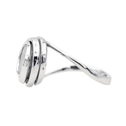 Bague Cocktail CHOPARD "Happy Émotion" en or blanc et diamants - Castafiore