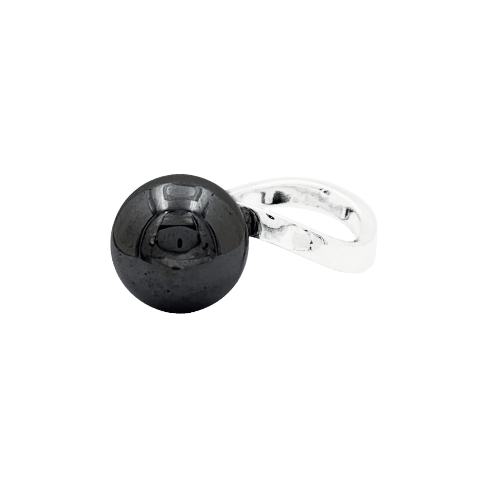 Bague Cocktail DINH VAN en or blanc et hématite - Castafiore