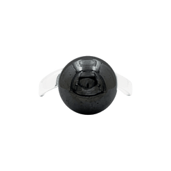 Bague Cocktail DINH VAN en or blanc et hématite - Castafiore