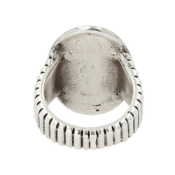 Bague Cocktail en or argent et corail - Castafiore