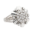 Bague Cocktail en or blanc et diamant - Castafiore