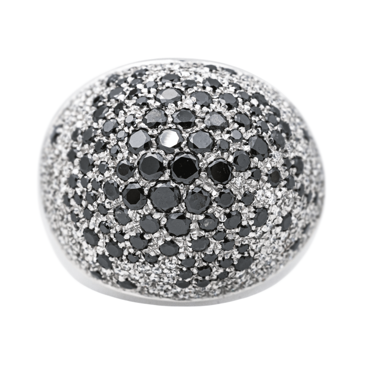 Bague Cocktail en or blanc et diamants - Castafiore