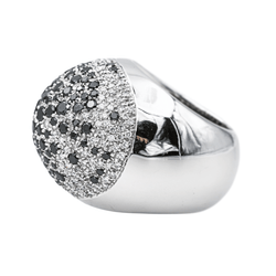 Bague Cocktail en or blanc et diamants - Castafiore