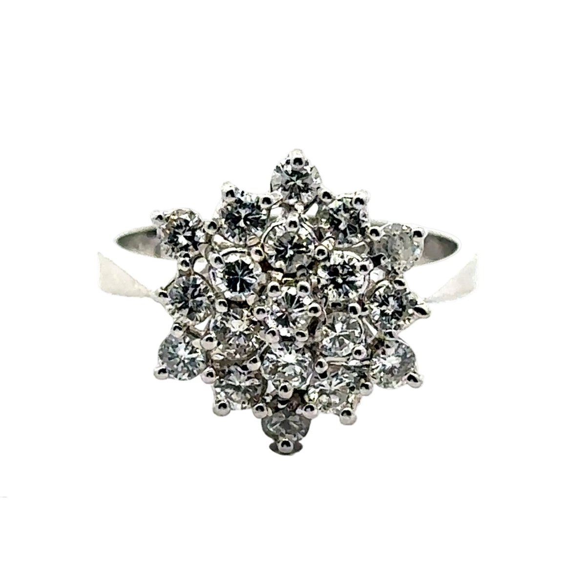 Bague Cocktail en or blanc et diamants - Castafiore