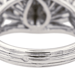 Bague Cocktail en or blanc et diamants - Castafiore