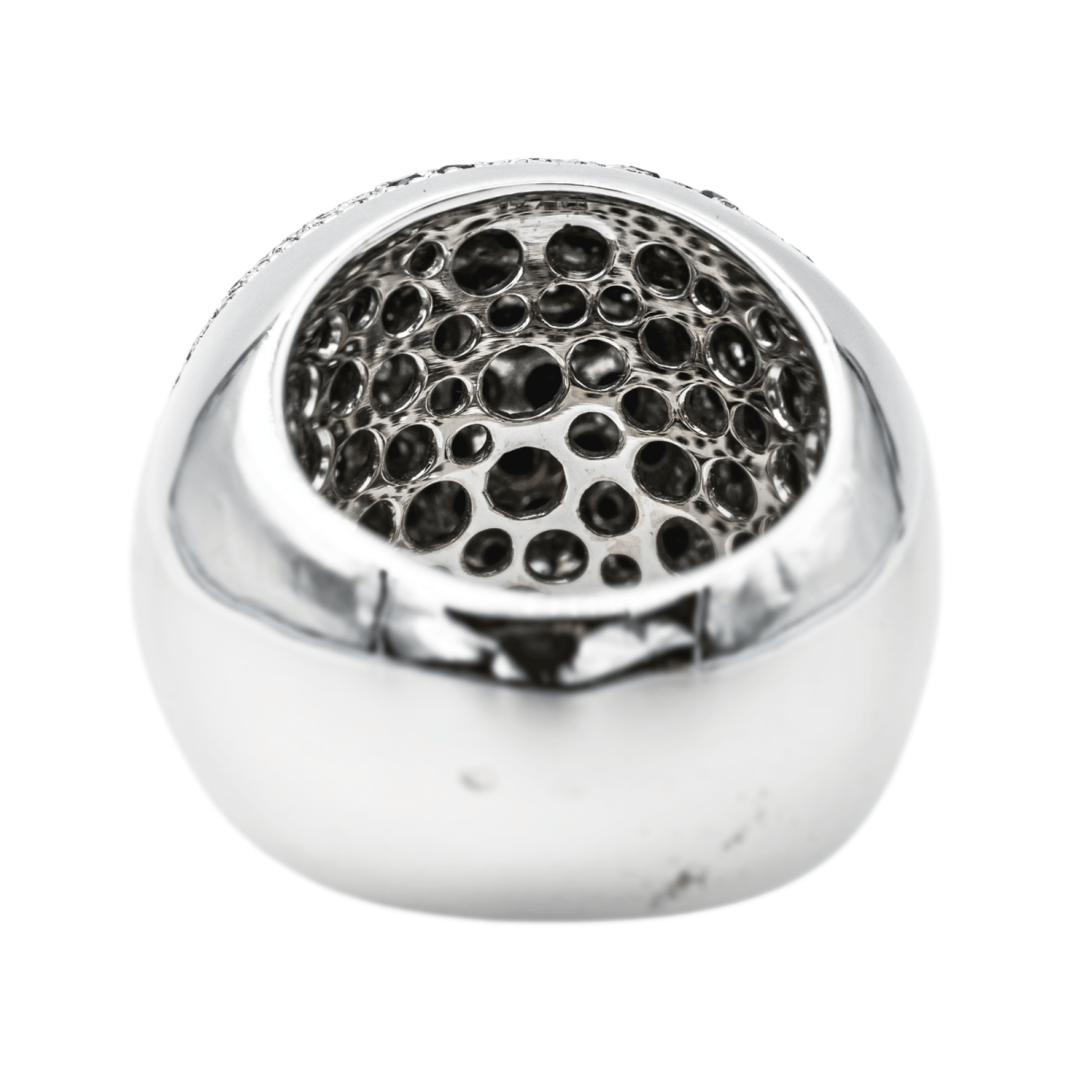 Bague Cocktail en or blanc et diamants - Castafiore