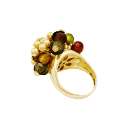 Bague Cocktail en or jaune - Castafiore