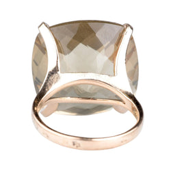 Bague cocktail en or jaune citrine - Castafiore