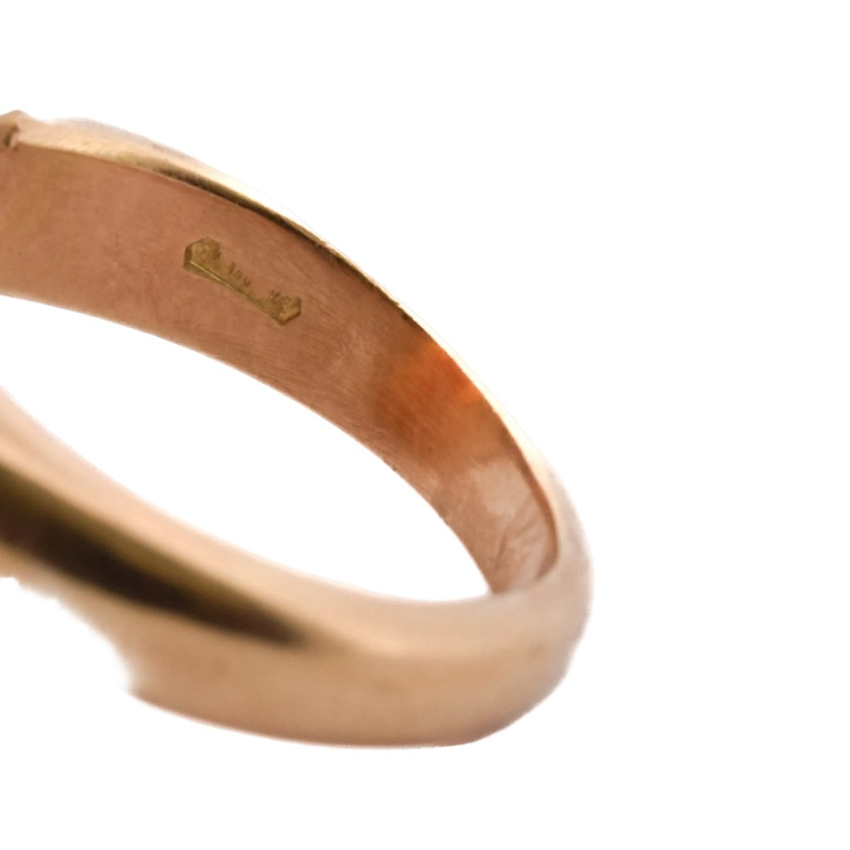 Bague Cocktail en or jaune et ambre - Castafiore