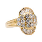 Bague Cocktail en or jaune et diamant - Castafiore