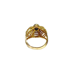 Bague Cocktail en or jaune et diamants - Castafiore