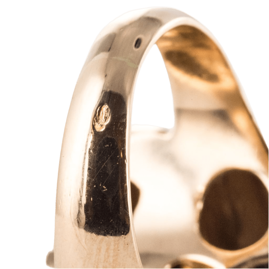 Bague Cocktail en or jaune et diamants - Castafiore