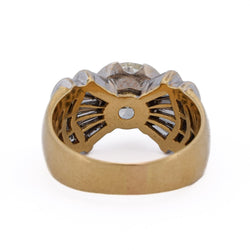 Bague Cocktail en or jaune et diamants - Castafiore