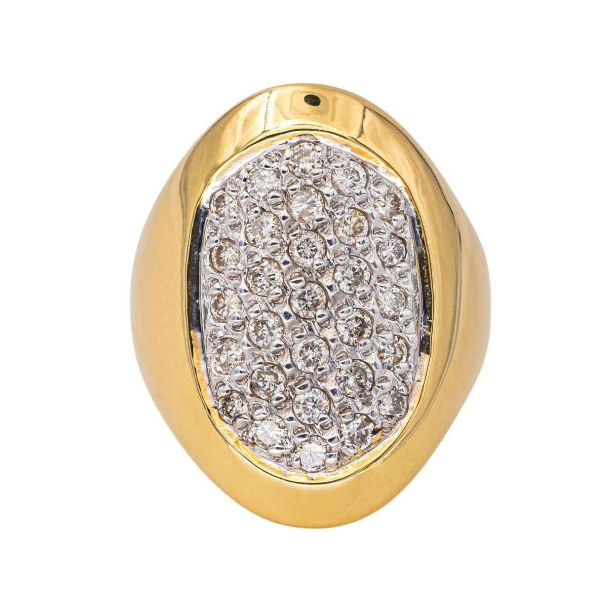 Bague Cocktail en or jaune et diamants - Castafiore