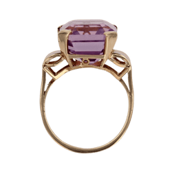 Bague Cocktail en or jaune et kunzite - Castafiore