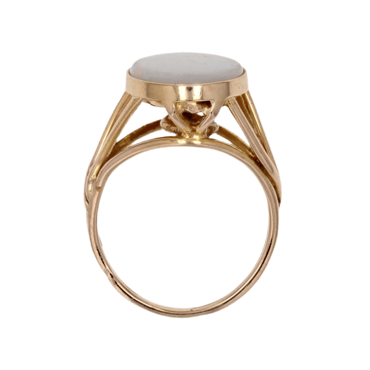 Bague Cocktail en or jaune et opale - Castafiore