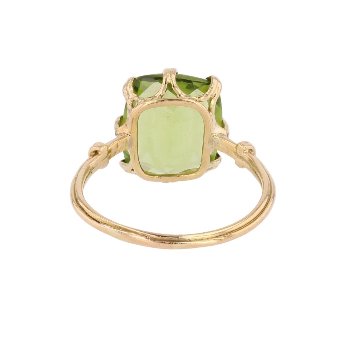 Bague Cocktail en or jaune et péridot - Castafiore