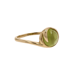 Bague Cocktail en or jaune et péridot - Castafiore
