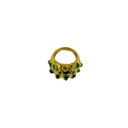 Bague Cocktail en or jaune et tourmaline - Castafiore