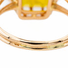 Bague Cocktail en or rose et citrine - Castafiore