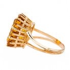 Bague Cocktail en or rose et citrine - Castafiore