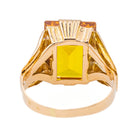 Bague Cocktail en or rose et citrine - Castafiore