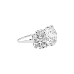 Bague Cocktail en platine et diamants - Castafiore