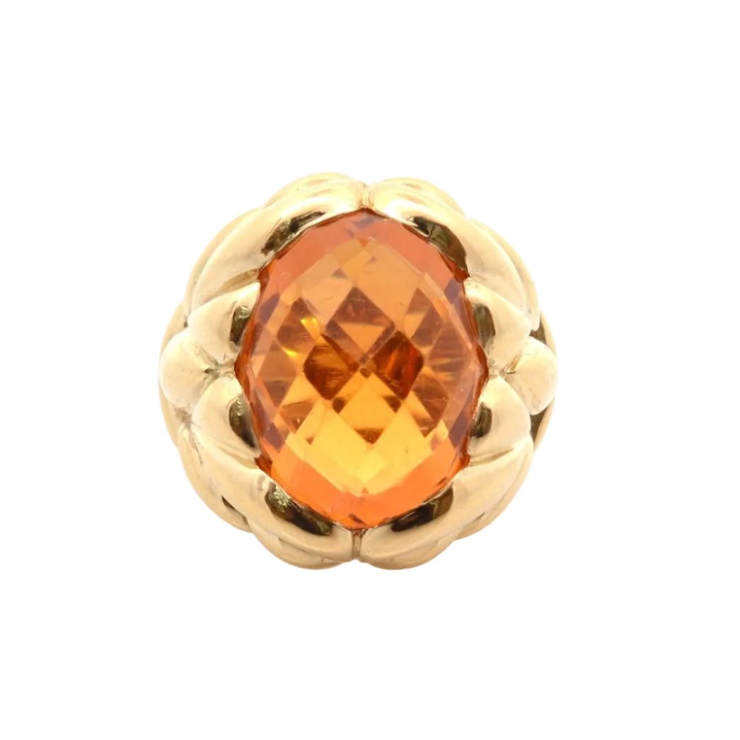 Bague Cocktail FRED en or jaune et citrine - Castafiore