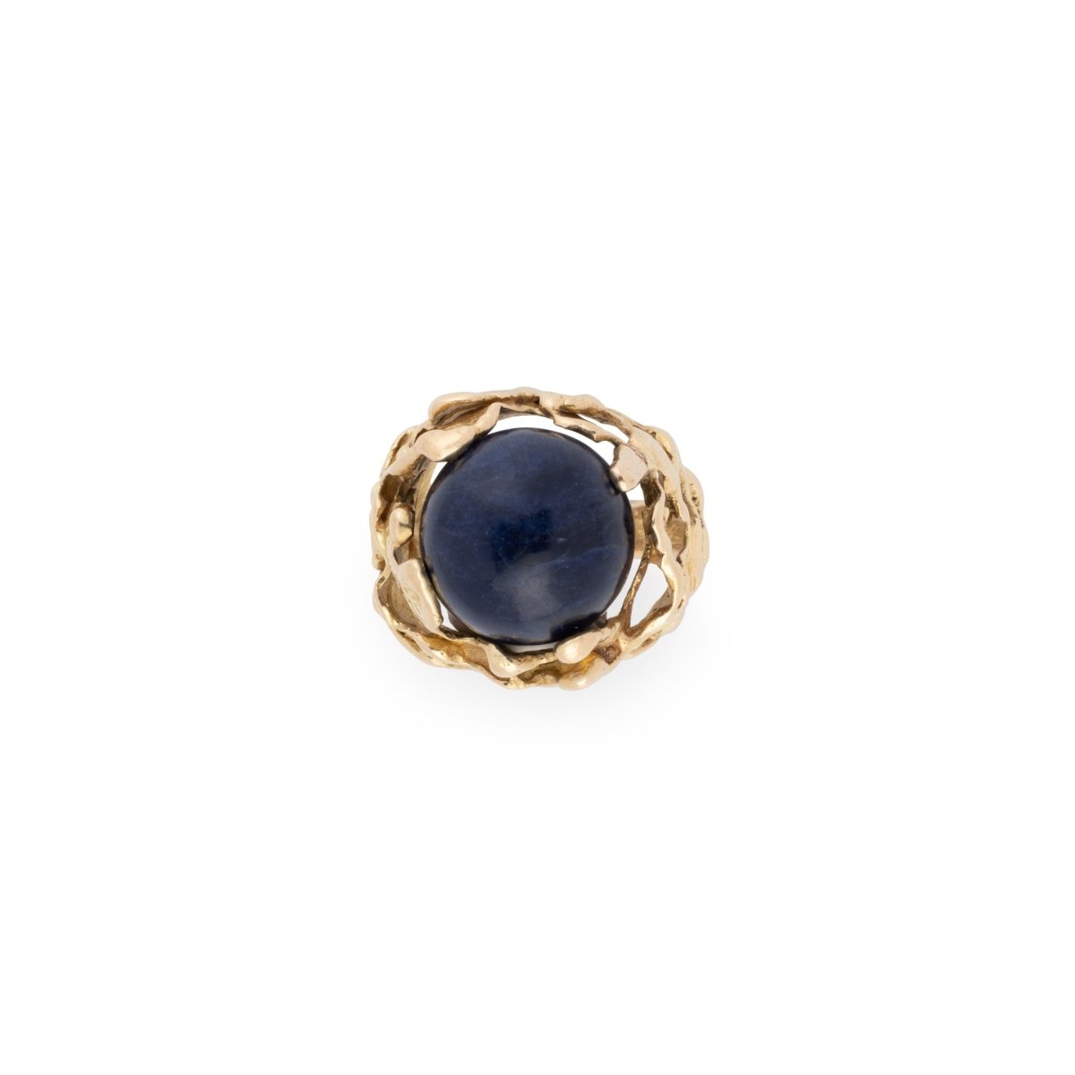 Bague Cocktail GILBERT ALBERT en or jaune et perles - Castafiore