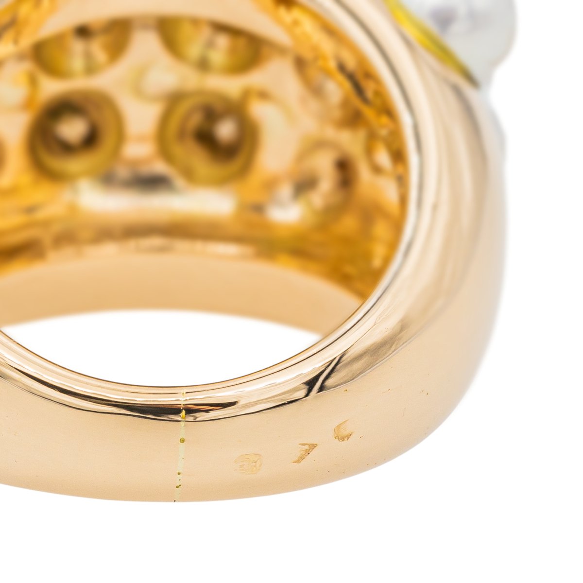 Bague Cocktail Or jaune Perle - Castafiore