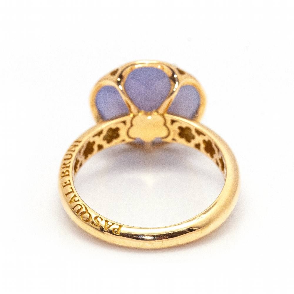 Bague Cocktail PASQUALE BRUNI en or et calcédoine - Castafiore