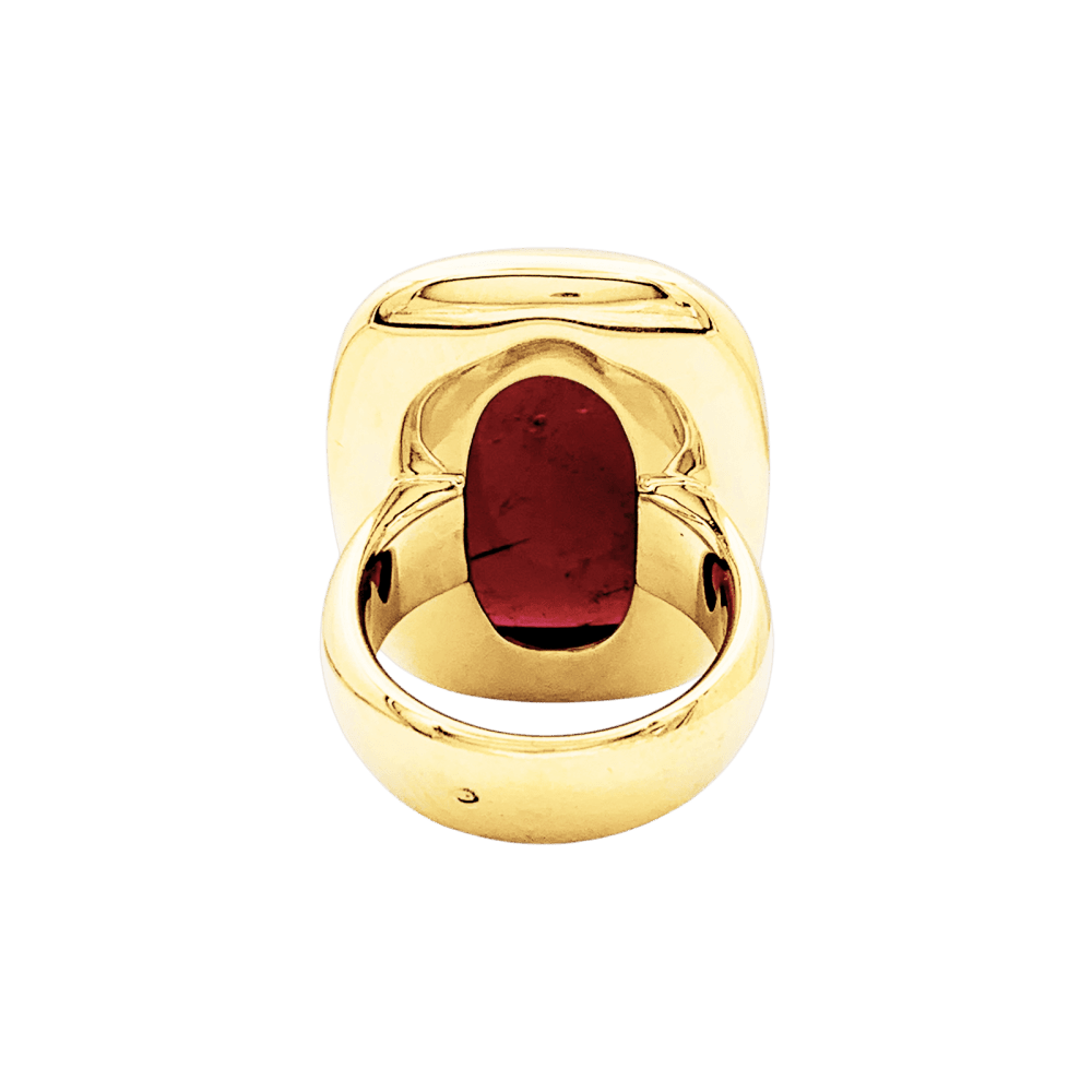 Bague Cocktail POMELLATO "Cardinale" en or jaune et tourmaline - Castafiore