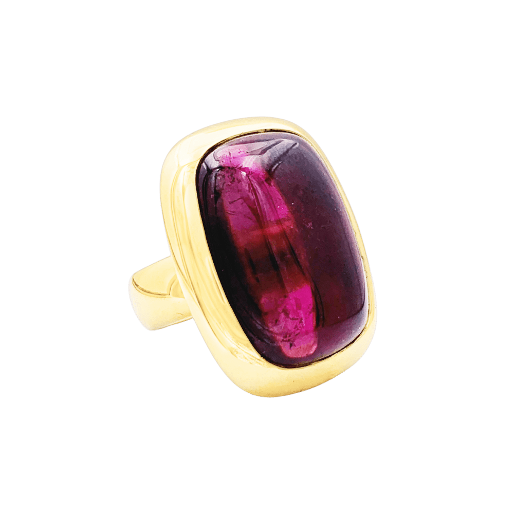 Bague Cocktail POMELLATO "Cardinale" en or jaune et tourmaline - Castafiore
