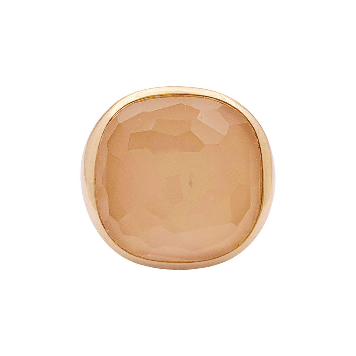 Bague Cocktail POMELLATO "Cipria" en or rose et quartz - Castafiore