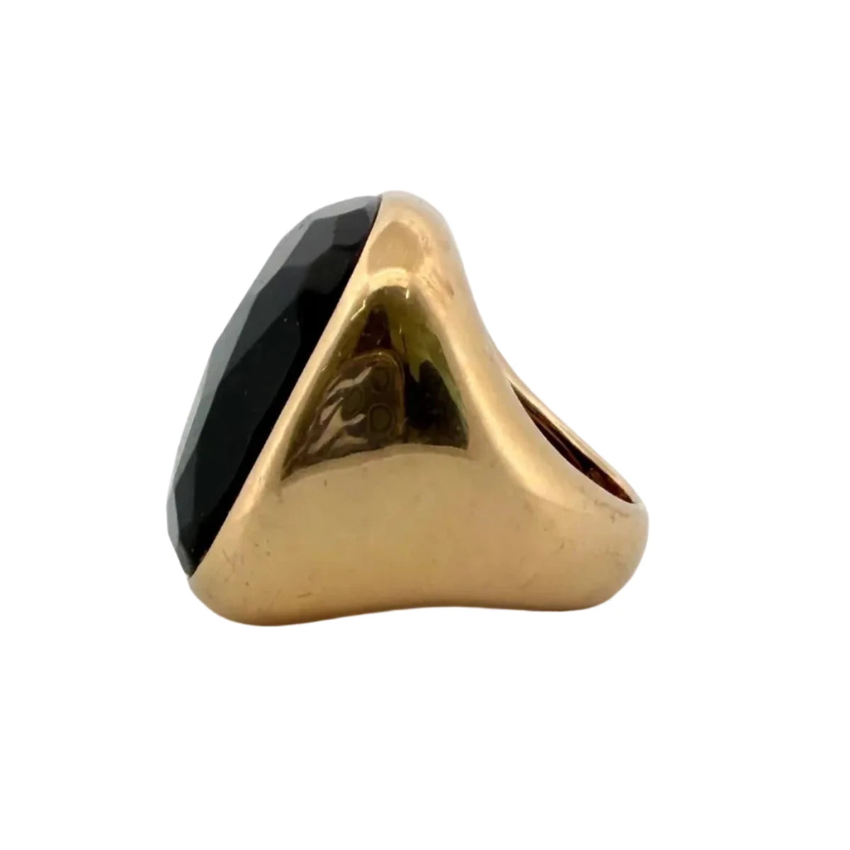 Bague Cocktail POMELLATO "Victoria" en or jaune et jais - Castafiore