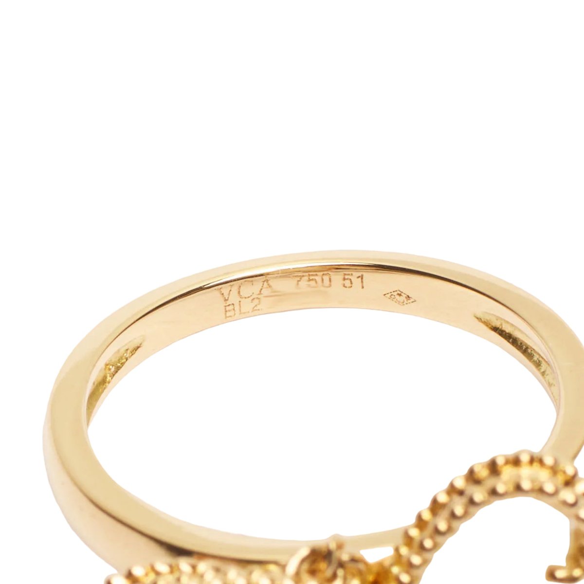 Bague Cocktail VAN CLEEF & ARPELS "Sweet Hearts" en or jaune, nacres et diamant - Castafiore