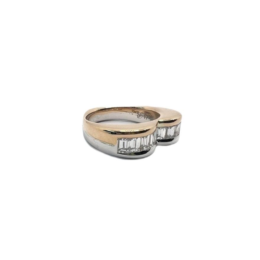 Bague cœur en or avec diamants naturels - Castafiore