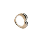 Bague cœur en or avec diamants naturels - Castafiore