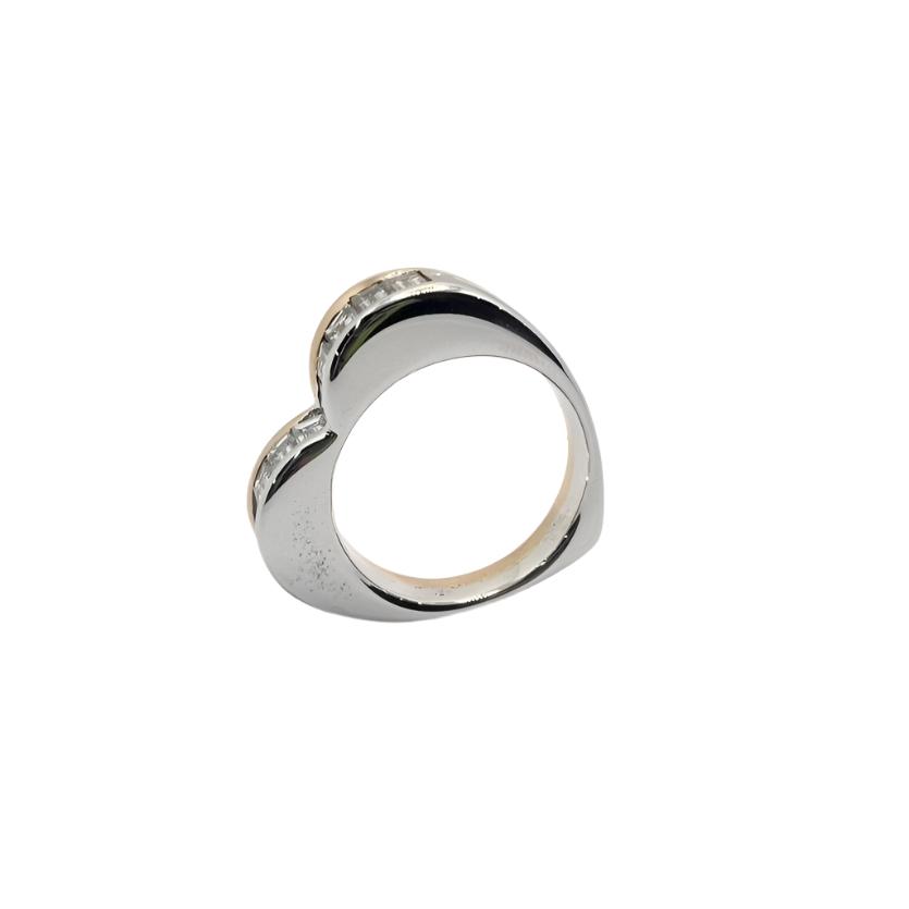 Bague cœur en or avec diamants naturels - Castafiore