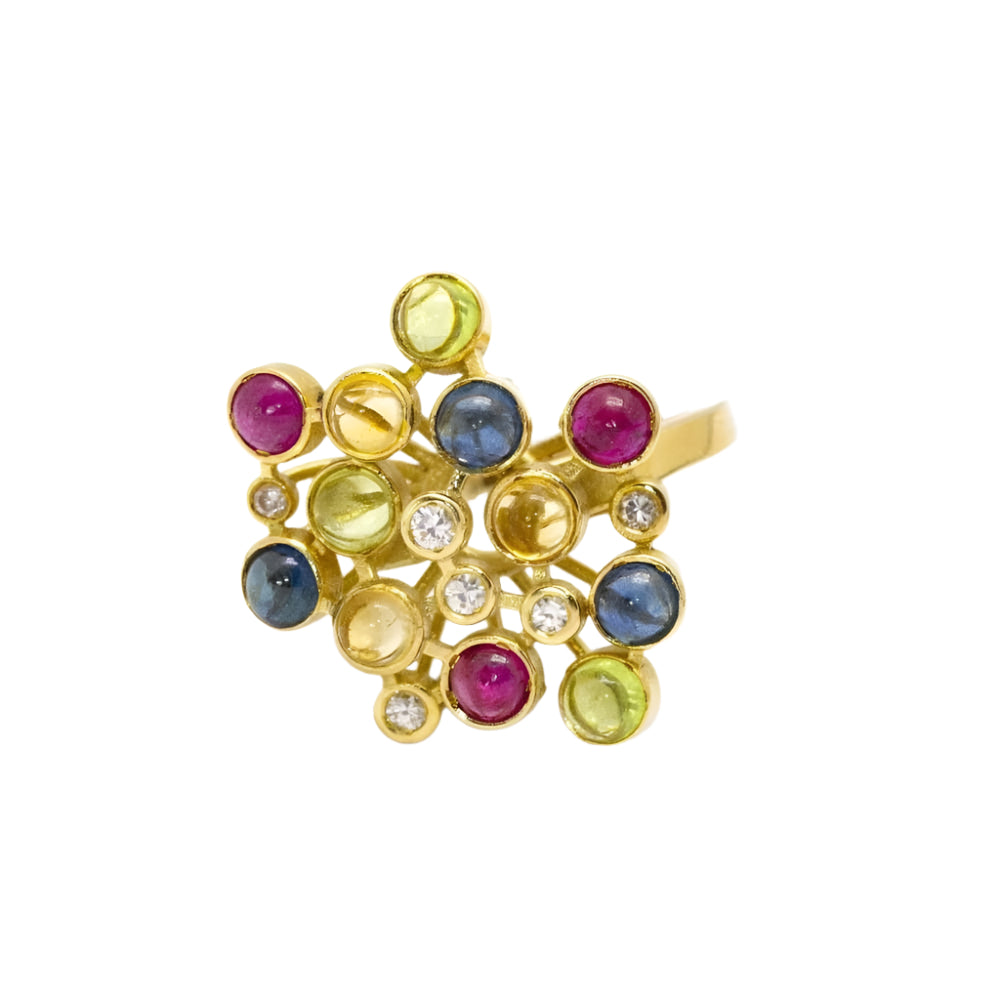 Bague COLOR BUBBLES en or et diamants - Castafiore