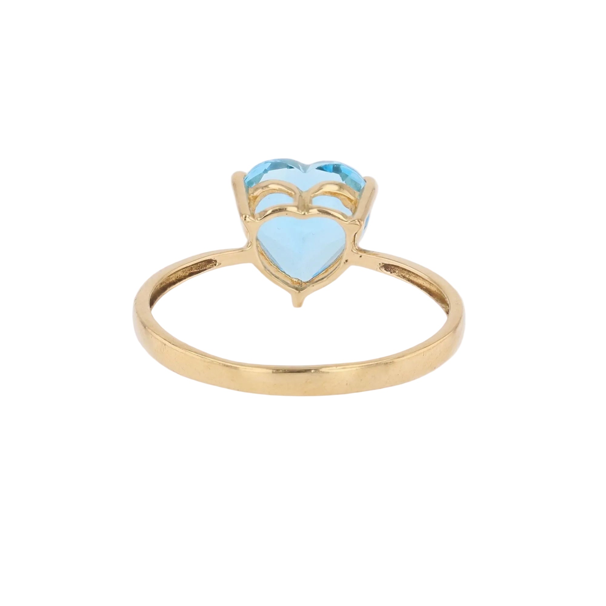 Ring cur topaz yellow gold
