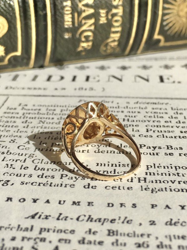 Bague d’amour Augis en or jaune 18K - Castafiore