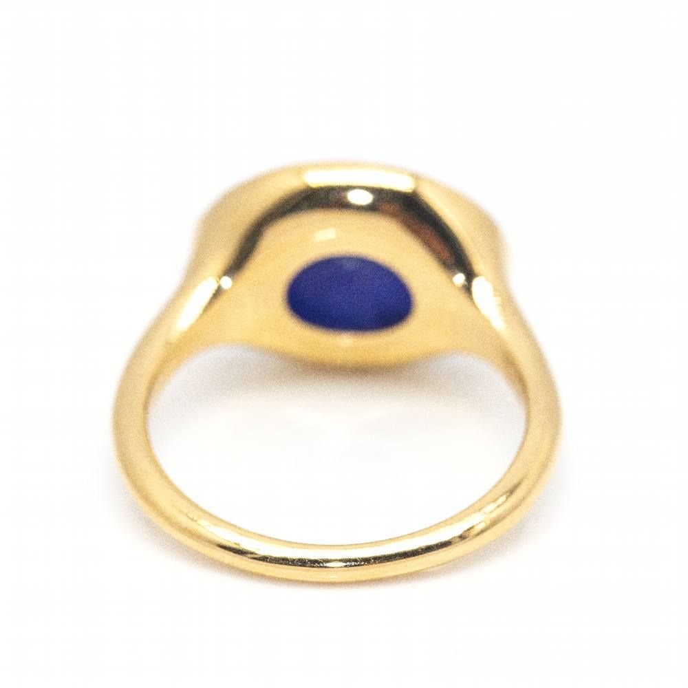 Bague DANZE avec saphir et diamant - Castafiore