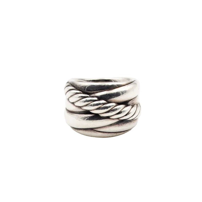 Bague DAVID YURMAN "Crossover" en argent - Castafiore