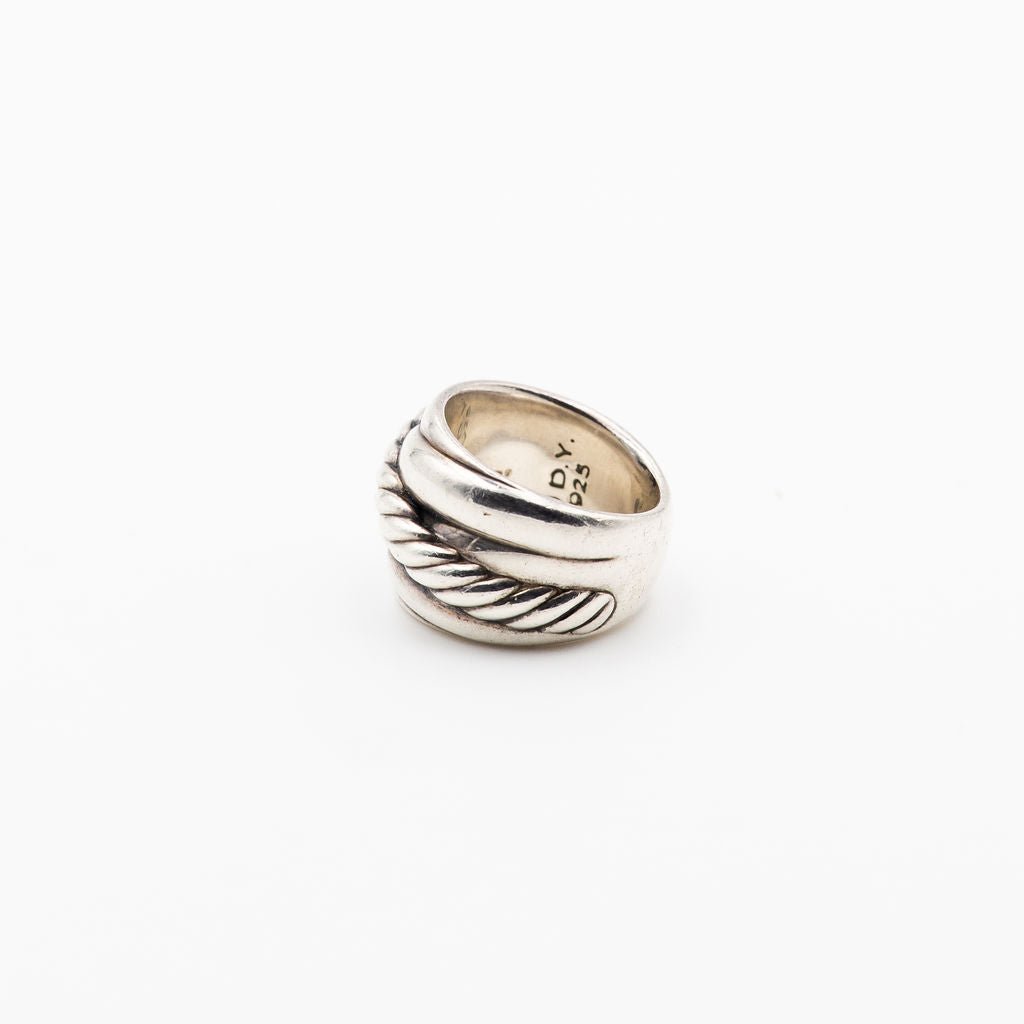 Bague DAVID YURMAN "Crossover" en argent - Castafiore