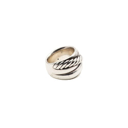 Bague DAVID YURMAN "Crossover" en argent - Castafiore